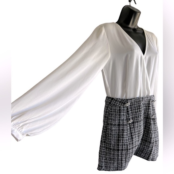 Do+Be All in One Tweed Romper Size Medium - Picture 2 of 5